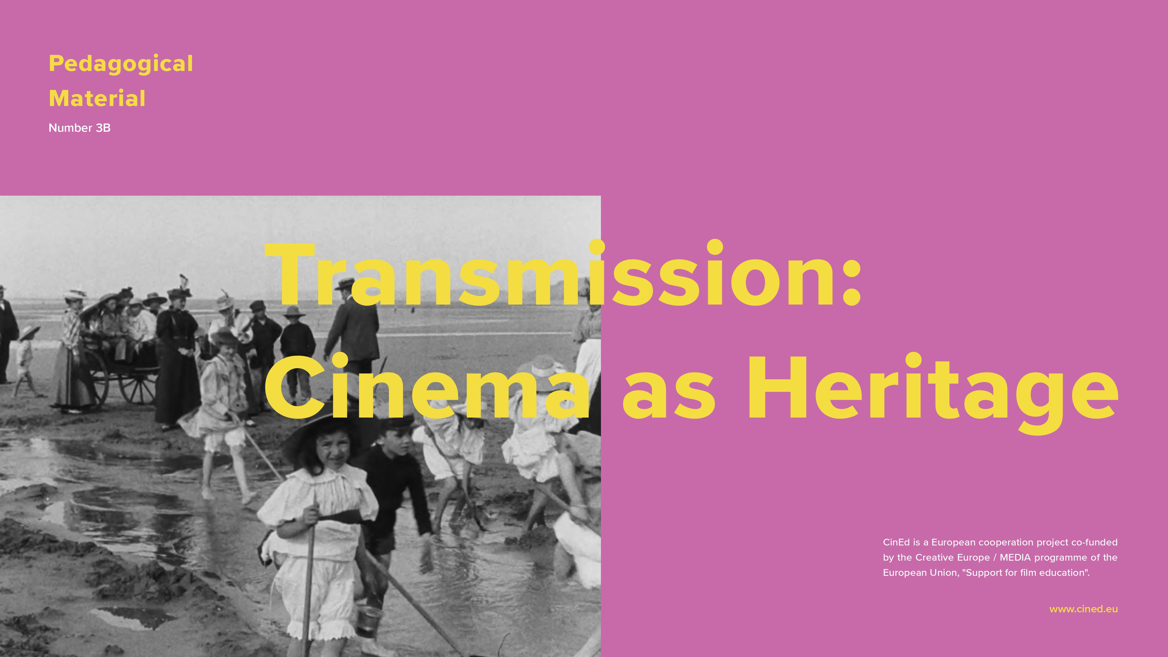 Transmission - Cinema as Heritage Dossier Cover